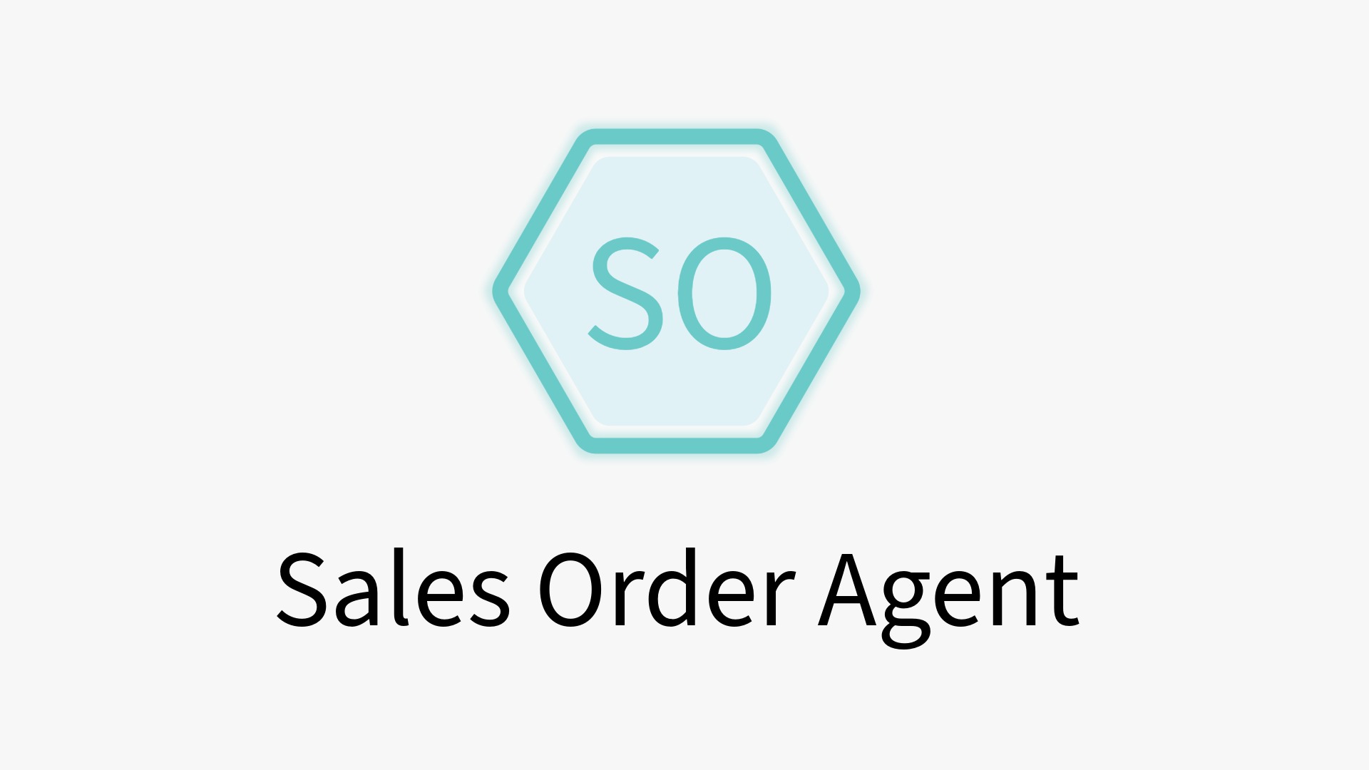 Sales order agent